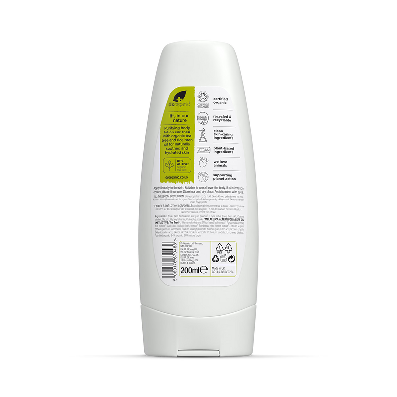 Dr Organic Tea Tree Body Lotion 200ml
