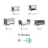 Tutti Bambini CoZee XL - Complete Birth to 4+ Years Package - Oak/Charcoal GOODS Boots