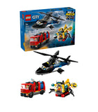 LEGO City Helicopter Fire Truck Submarine set, UK version
