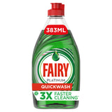 Fairy Platinum Quickwash Original Washing Up Liquid With Up To 3X Faster Tough Grease Cleaning - McGrocer
