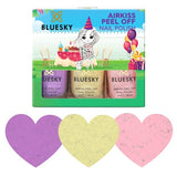 Bluesky Airkiss Speckled Eggs Collection Kids Nail Polish Set 3 x 5ml