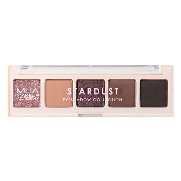 MUA Stardust eyeshadow palette 5 colours (British brand)