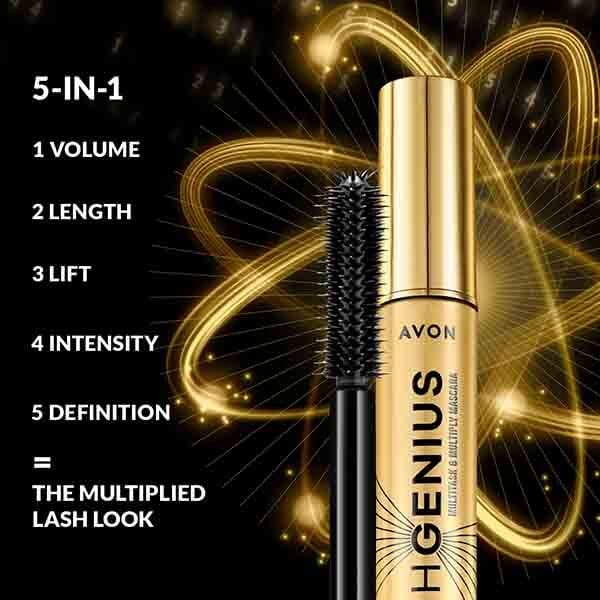 Avon Lash Genius Mascara Brown Black - British product