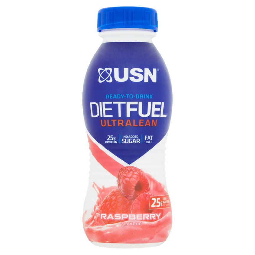 USN Diet Fuel Ultralean Ready-To-Drink Raspberry Flavour GOODS ASDA