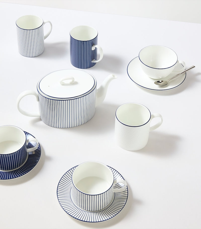 Wedgwood Bone China Gio Teacup and Saucer Set