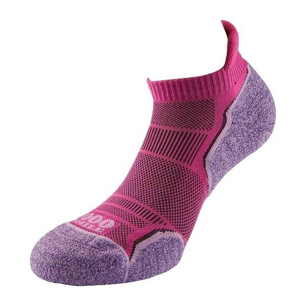 1000 Mile Womens Run Socks (Pack of 2) (M) - McGrocer