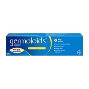 Germoloids Ointment 4-in-1 Action Haemorrhoid Relief 55ml