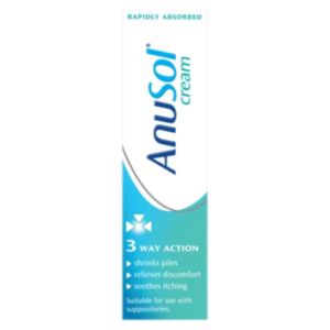 Anusol cream 43g tube, imported from the UK
