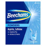 Beechams Cold and Flu Powder Sachets Aspirin Caffeine 20 Pack