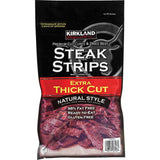 Kirkland Signature Extra Thick Cut Steak Strips Beef Jerky 300g