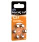 Boots 13ZA hearing aid battery pack of 6 - British product