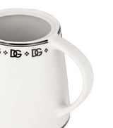 Porcelain Teapot with Monogram and Art Deco Design
