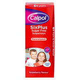 Calpol SixPlus strawberry suspension 6+ Years 200ml - British product