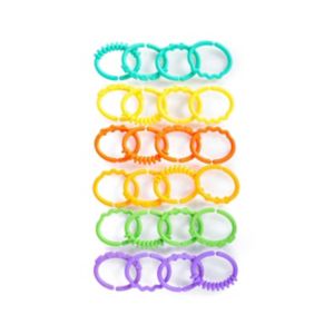 Bright Starts Lots of Links Baby Toy Accessories 24 Pack