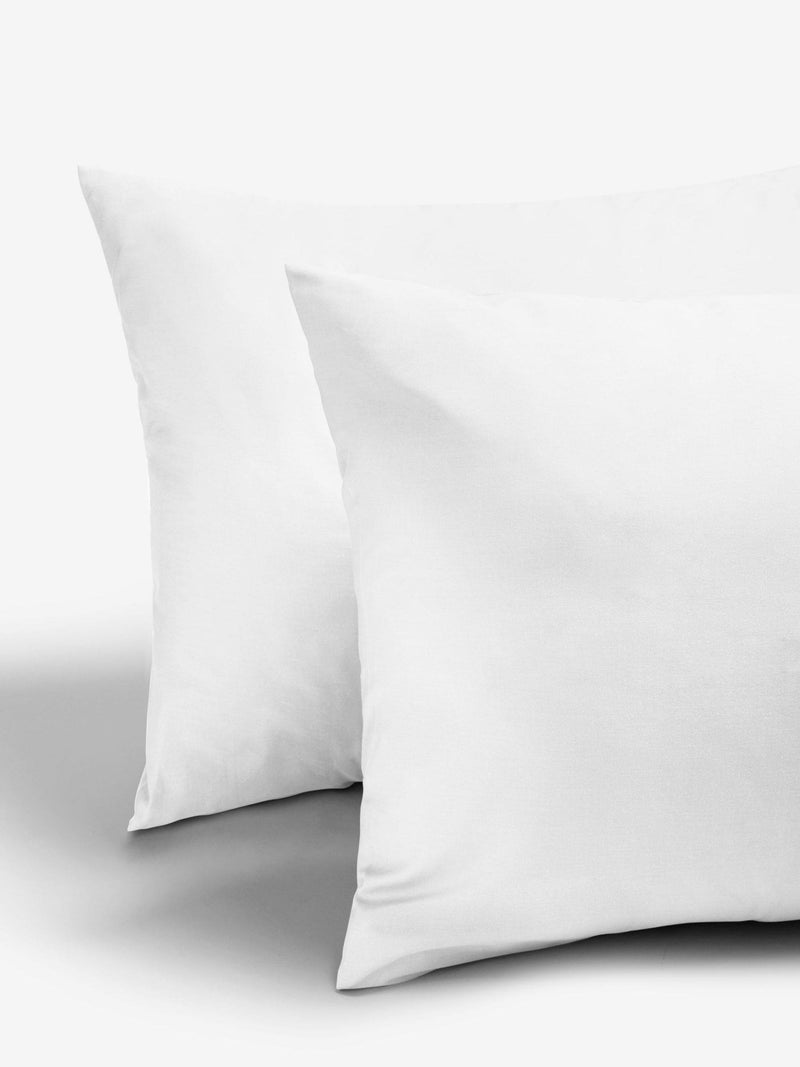 Egyptian cotton duvet cover set white sateen bedding (British brand)