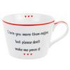 Sainsburys Valentines More Than Coffee Mug