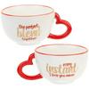 Sainsburys Valentines Cup Set
