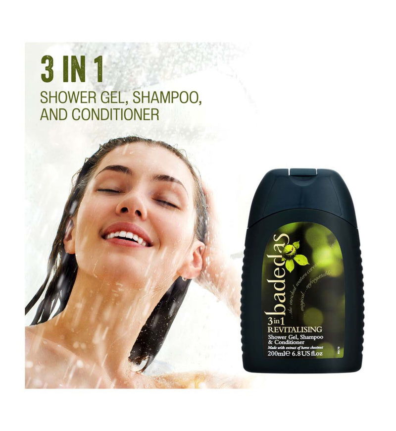 Badedas 3-in-1 Revitalising Shower Gel 200ml - British product