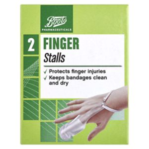 Boots Finger Stalls One Size Pack of 2 - British product