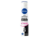 NIVEA Black & White Original Anti-Perspirant Spray 250ml, imported from the UK
