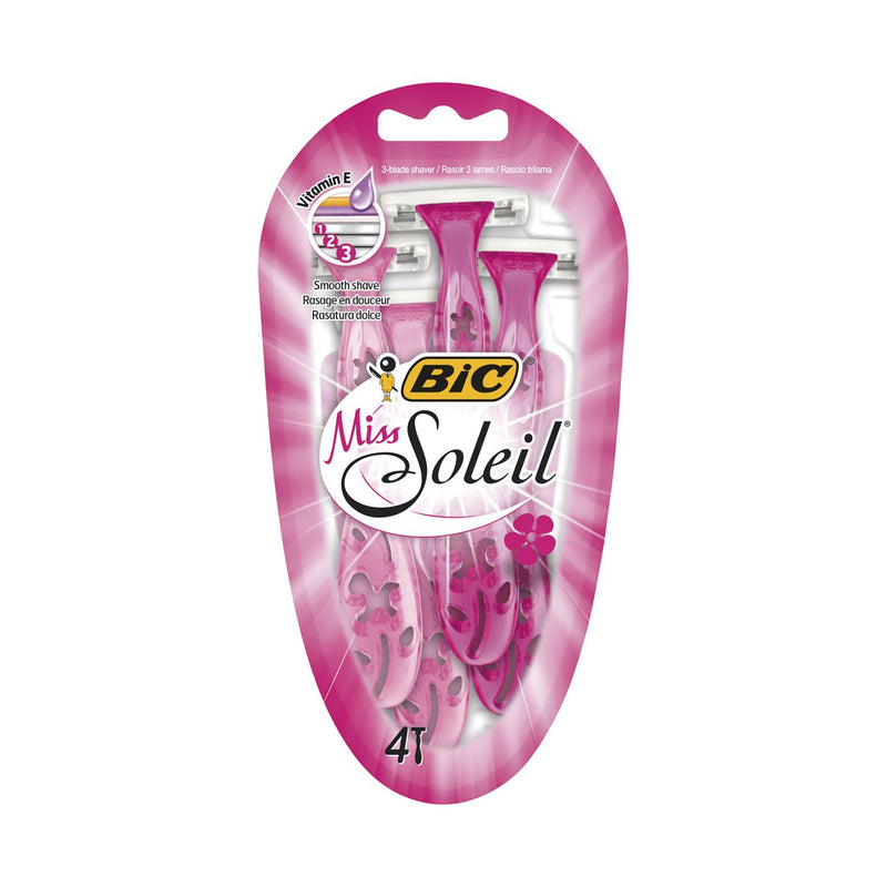BIC Miss Soleil Disposable Women's Razors 4 Pack - British product