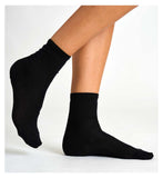 Boots ultralight cotton ankle socks black 2 pair pack - British product