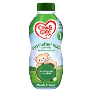 Cow & Gate First Infant Milk Liquid Formula Ready to Feed 1L