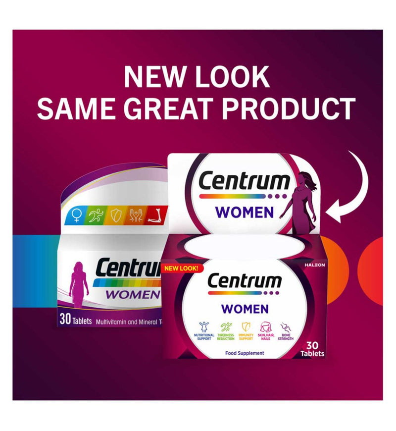 Centrum Women Multivitamins tablets 30 count - British product