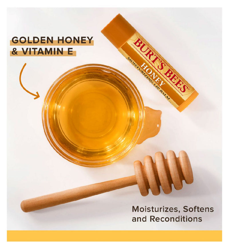 Burt's Bees honey lip balm 4.25g - British product