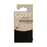 Boots cosy knee highs with fleecy lining 2 Pair Pack - British product