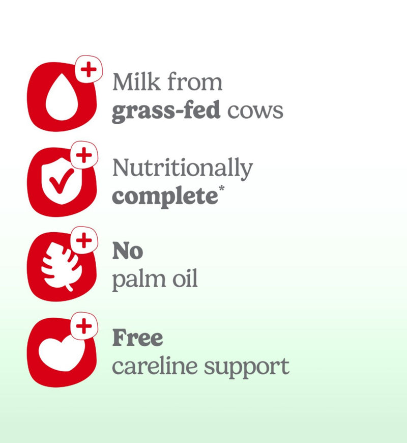 Cow & Gate First Infant Milk Liquid Formula 6x70ml - British product
