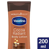 Vaseline Intensive Care Body Lotion Cocoa Radiant 200ml (British brand)