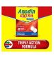 Anadin Extra Soluble Tablets triple action pain relief 12 pack (British brand)