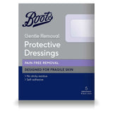 Boots Pharmaceuticals Gentle Removal Adhesive Dressings - 5 pack of 8.3cm x 6xm.