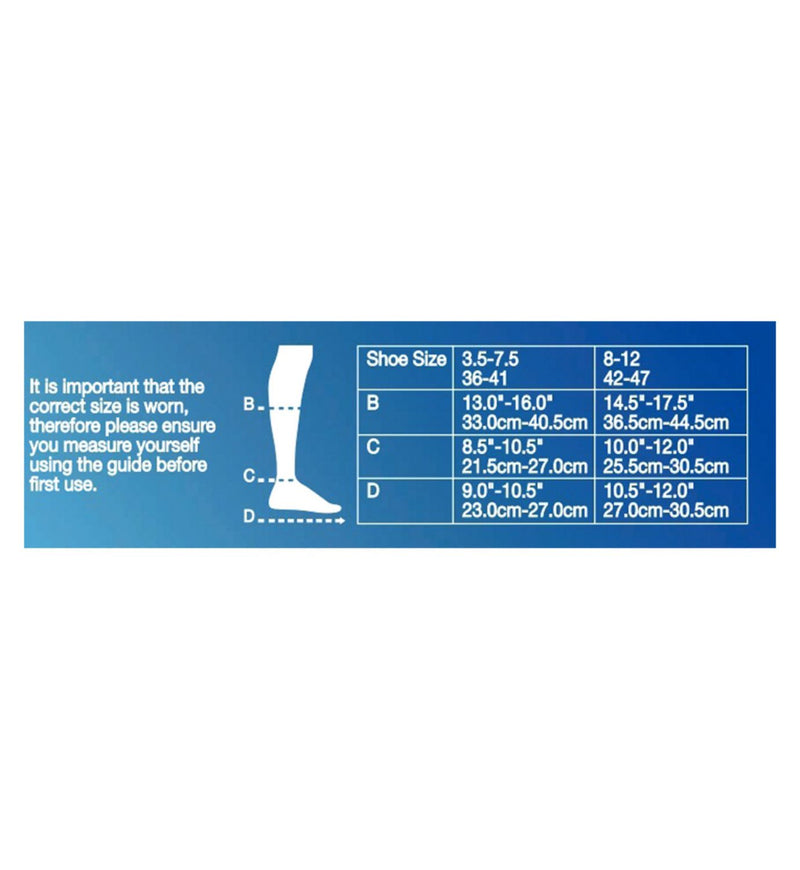 Boots Pharmaceuticals flight socks black UK 3.5-7.5 - British product