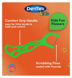DenTek Kids Fun Flosser fruit flavoured dental picks 60 pack - British product