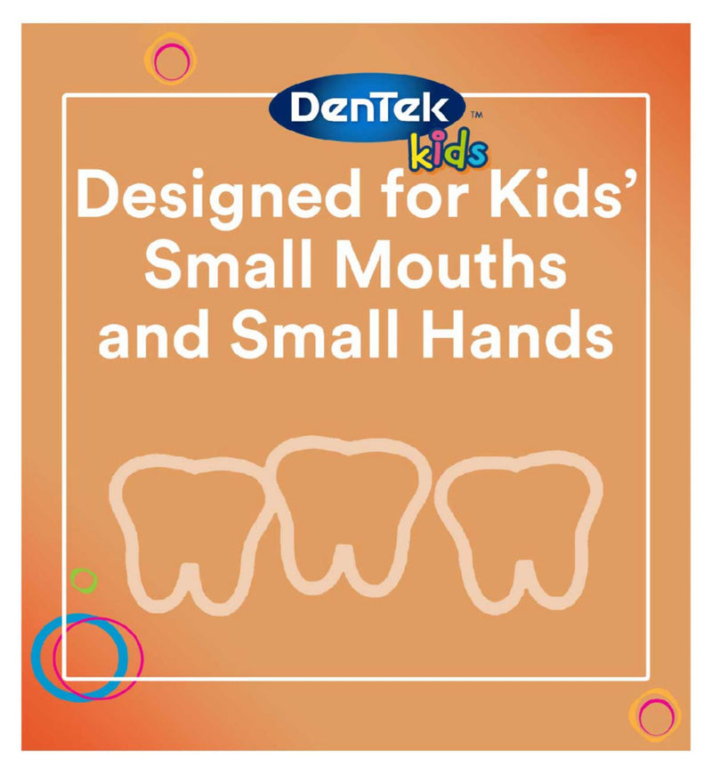DenTek Kids Fun Flosser fruit flavoured dental picks 60 pack - British product