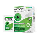 Optase tea tree oil eyelid cleansing wipes 20 count (British brand)