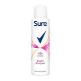 Sure women's antiperspirant spray bright bouquet 150ml (British brand)