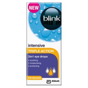 Blink Intensive Triple Action Eye Drops sterile solution - British product