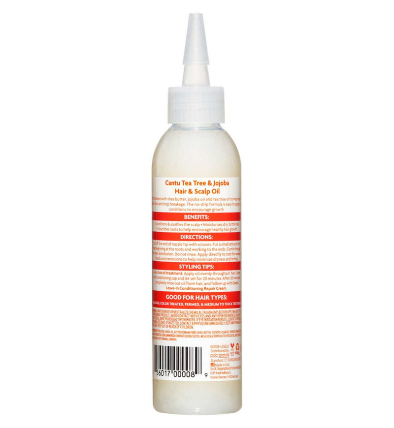 Cantu Shea Butter Tea Tree Jojoba Hair & Scalp Oil 180ml - British product