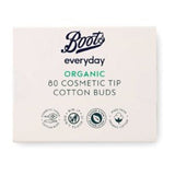 Boots Everyday Organic Cosmetic Tip Cotton Buds 80 Pack