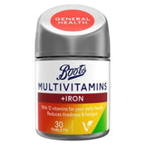 Boots Multivitamins with Iron Food Supplement 30 Tablets