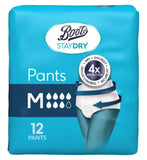 Boots Staydry incontinence pants medium 144 pack - British product