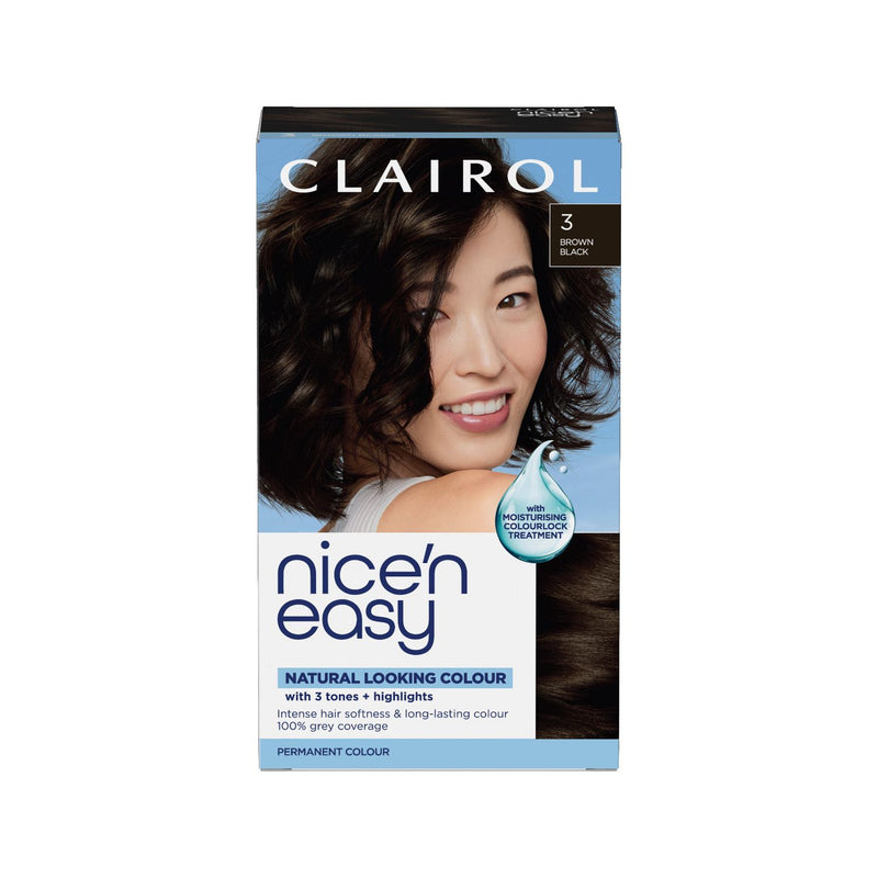 Clairol Nice n Easy Brown Black hair dye 177ml, UK version