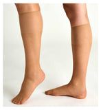 Boots Invisible Welt knee high socks nude 2 pair, UK version