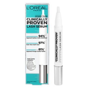 L'Oreal Paris Clinically Proven Lash Serum cosmetic treatment bottle, UK version