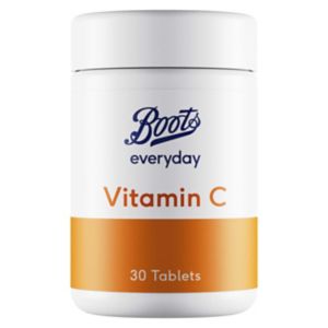 Boots Vitamin C 500mg Food Supplement 30 Tablets - British product