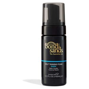 Bondi Sands Mini Dark Foam 100ml travel size bottle - British product