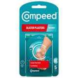 Compeed Discreet Hydrocolloid Blister Plasters For Feet Pack Of 5